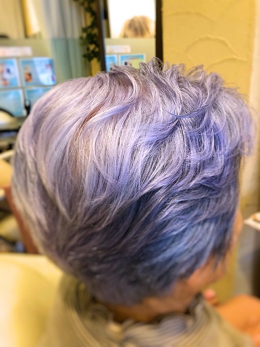 紫色のおばあちゃん 岩国市 美容院 Hairmake Placeブログ